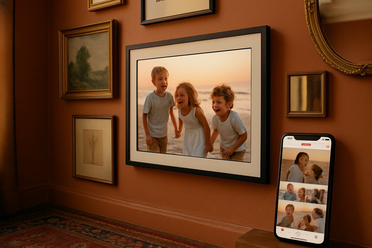 Digitaal planbord gezin: hoe een fotolijst overzicht en warmte toevoegt - digitalefotolijst.nl
