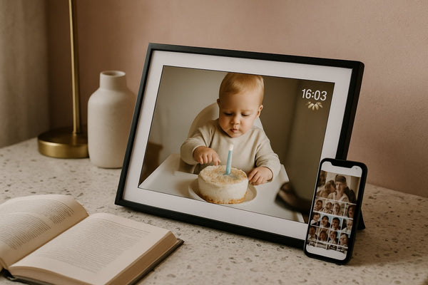 Elektronische agenda voor thuis: hoe een digitale fotolijst overzicht en herinneringen combineert