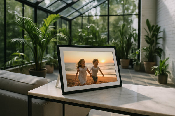 Fotokader groot formaat: digitale fotolijst als modern alternatief
