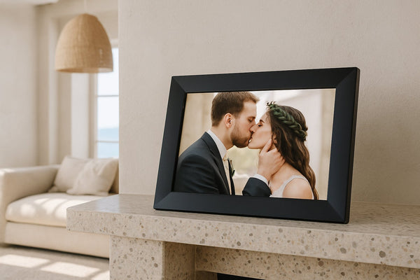 Umbrion digitale fotolijst voor bedrijven: installatie, instellingen en praktijkgebruik