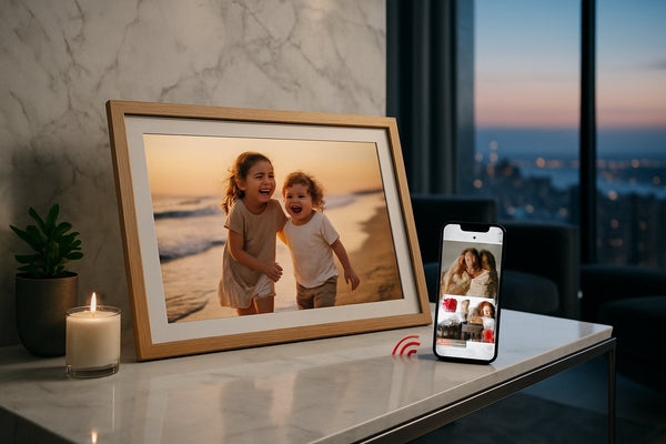 Digitaal fotolijstje op afstand: foto's versturen waar je ook bent