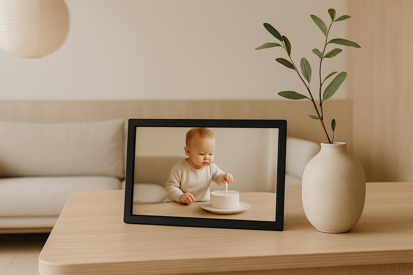 Digitale fotolijst 32 GB – helder scherm voor zakelijk en privé gebruik - digitalefotolijst.nl