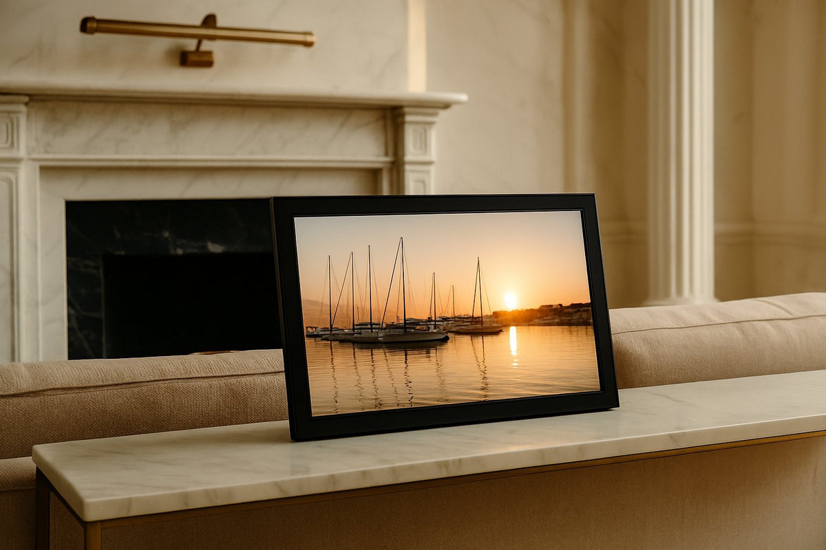 Fotolijst bestellen met foto direct erin: hoe werkt dat bij een digitale fotolijst? - digitalefotolijst.nl