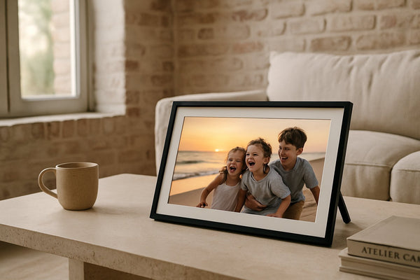 Frameo digitale fotolijst handleiding: dagelijks gebruik na installatie